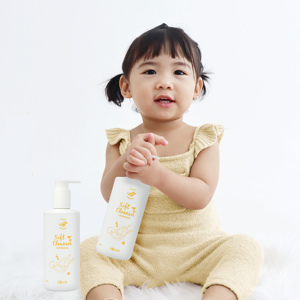 아토수아베 약산성 아기클렌저, 침독, 태열, 발진, 아토피,신생아여드름,신생아두피각질 